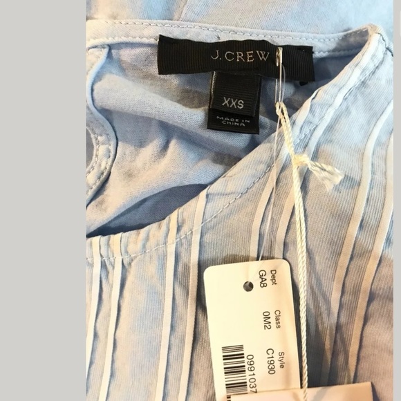 J Crew | Womens Cinched Tank Striped Top XXXS - Picture 10 of 10